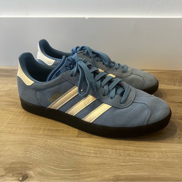 adidas Other - Adidas Gazelle Men's Blue and White Sneakers
